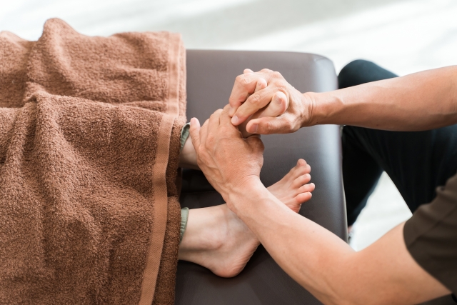 こくあ接骨院の施術風景